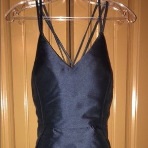 Navy promgirl dress